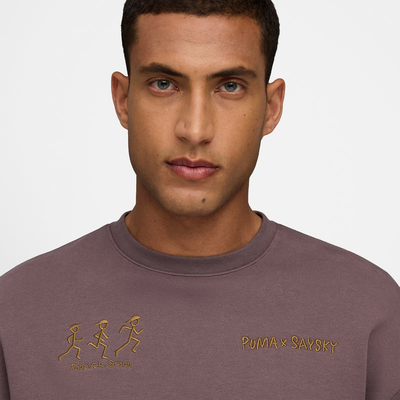 Saysky Puma x Saysky Crew Sweat Purple 701 527557 88