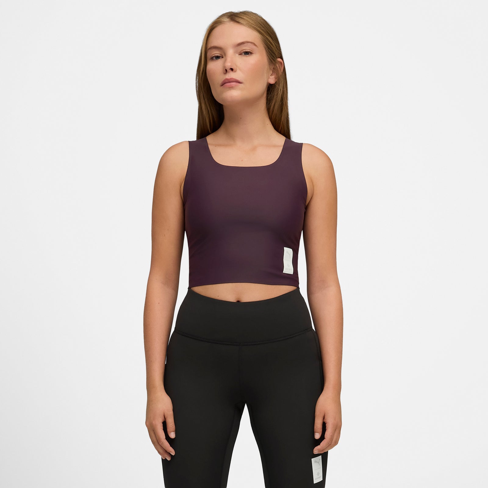 SAYSKY WOMEN RACE CROP TOP S パープル Camiseta sin mangas On