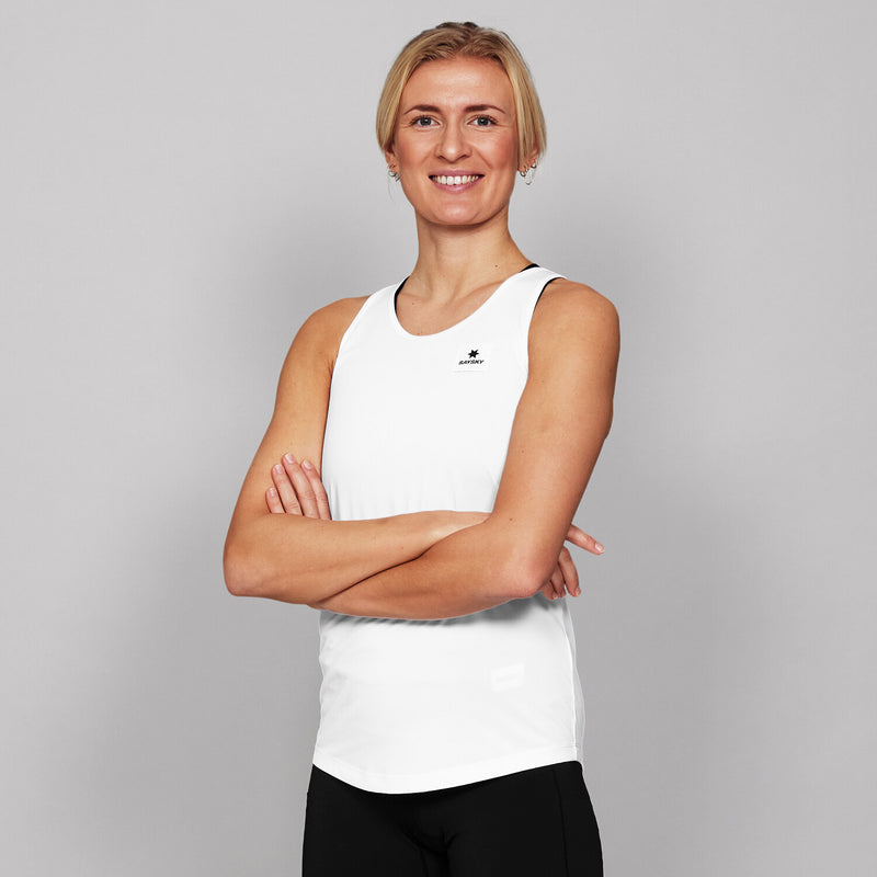 Saysky Clean Combat Pro Singlet White 101 XWRSI30C101