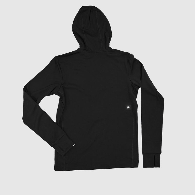 Saysky Combat Half Zip Fleece Hoodie Black 901 NMRHO30C901