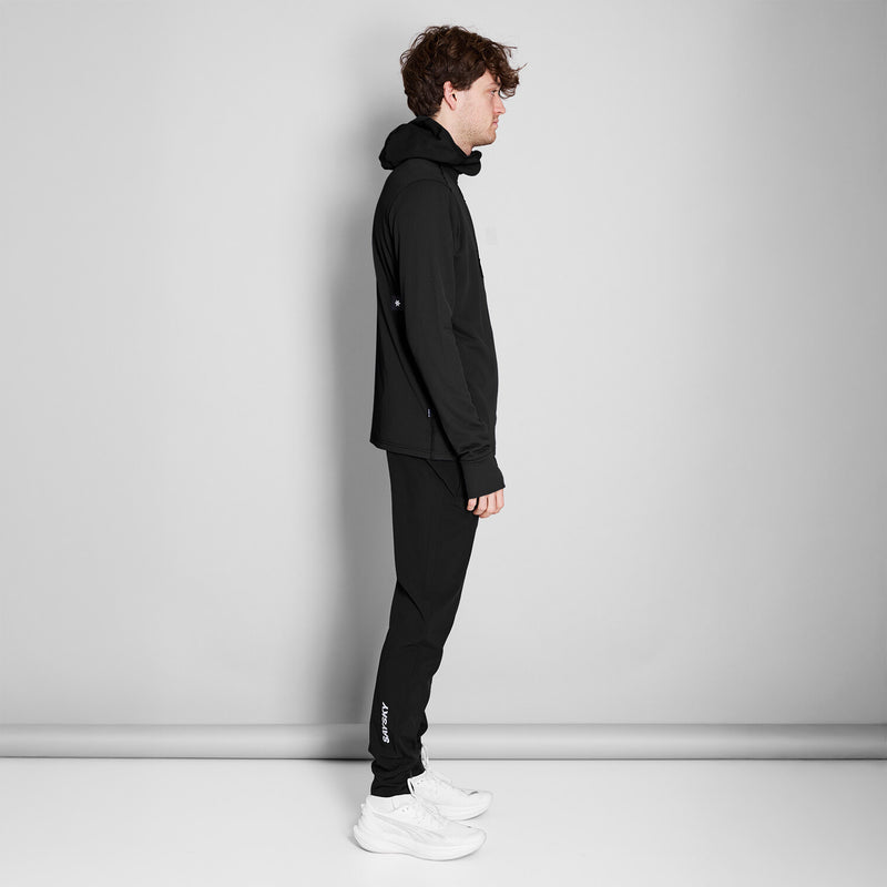 Saysky Combat Half Zip Fleece Hoodie Black 901 NMRHO30C901