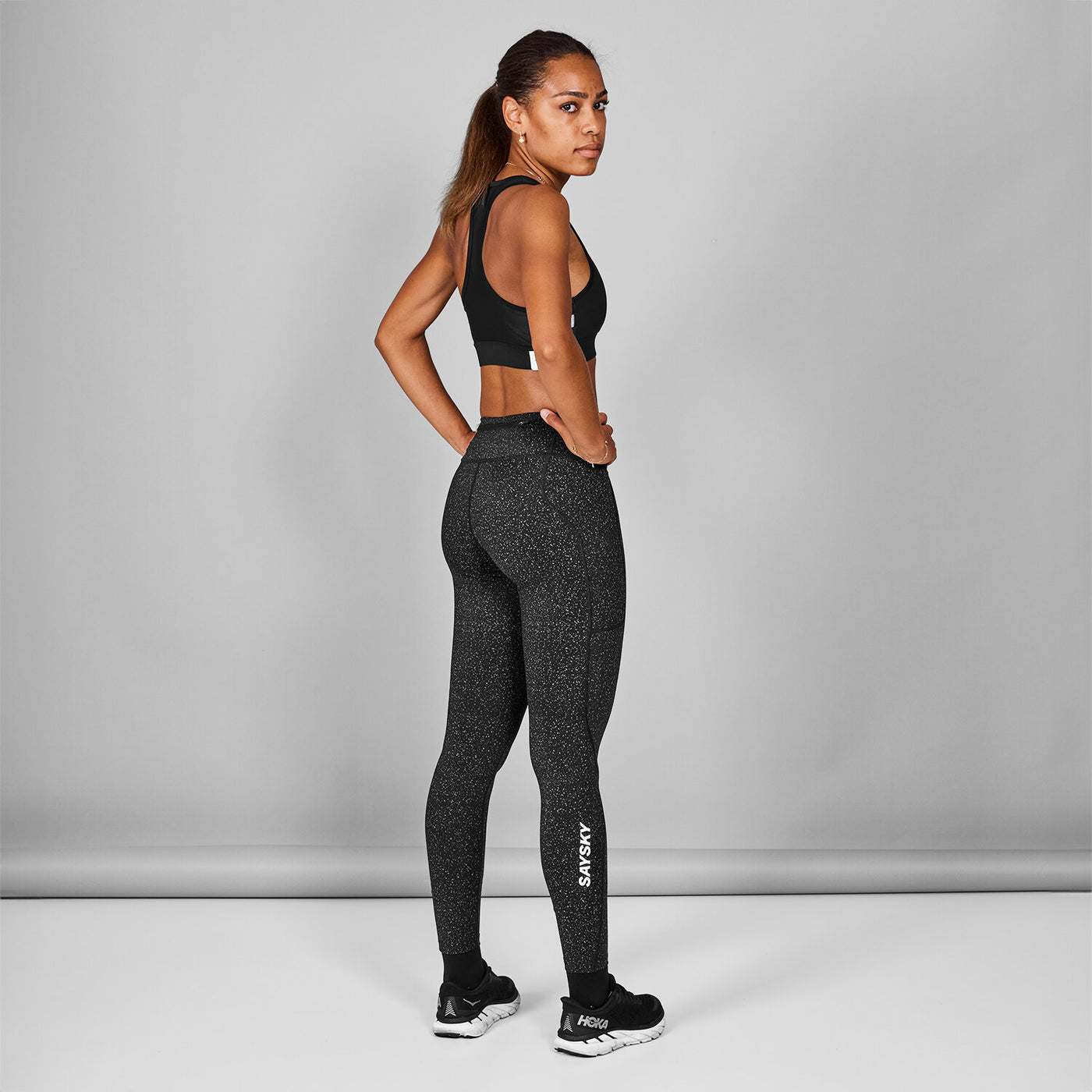 SAYSKY Combat+ Long Tights S ブラック Saysky Reflective Universe Combat+ Tights – Saysky.com