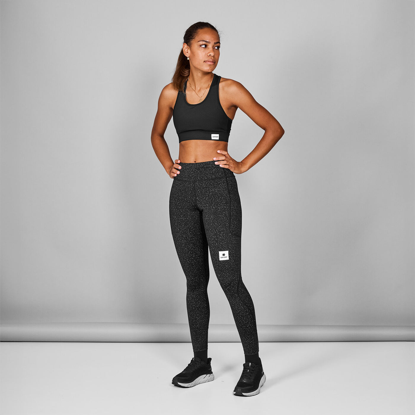 SAYSKY Combat+ Long Tights S ブラック Saysky Reflective Universe Combat+ Tights – Saysky.com