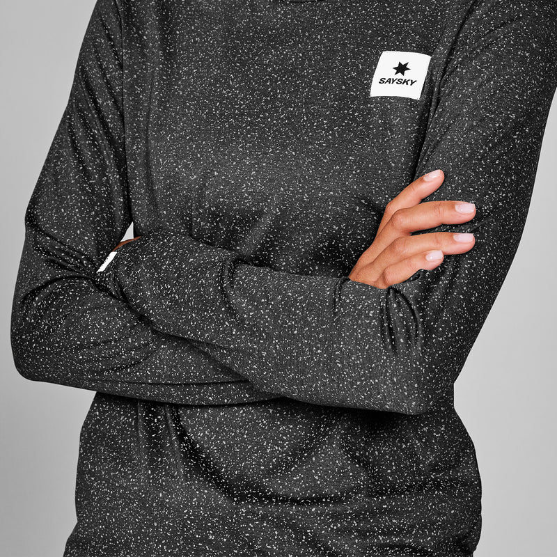 Saysky Reflective Universe Pace Long Sleeve Black 901 MWRLS20C901