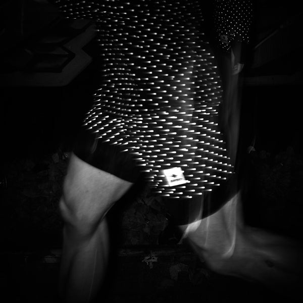 Saysky Reflective Polka 2 In 1 Pace Shorts 5" Black Reflective Polka 1018 MMRSH01C1018