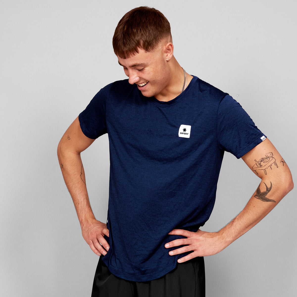 Saysky Clean Combat Pro T-Shirt Blue 201 SM25004