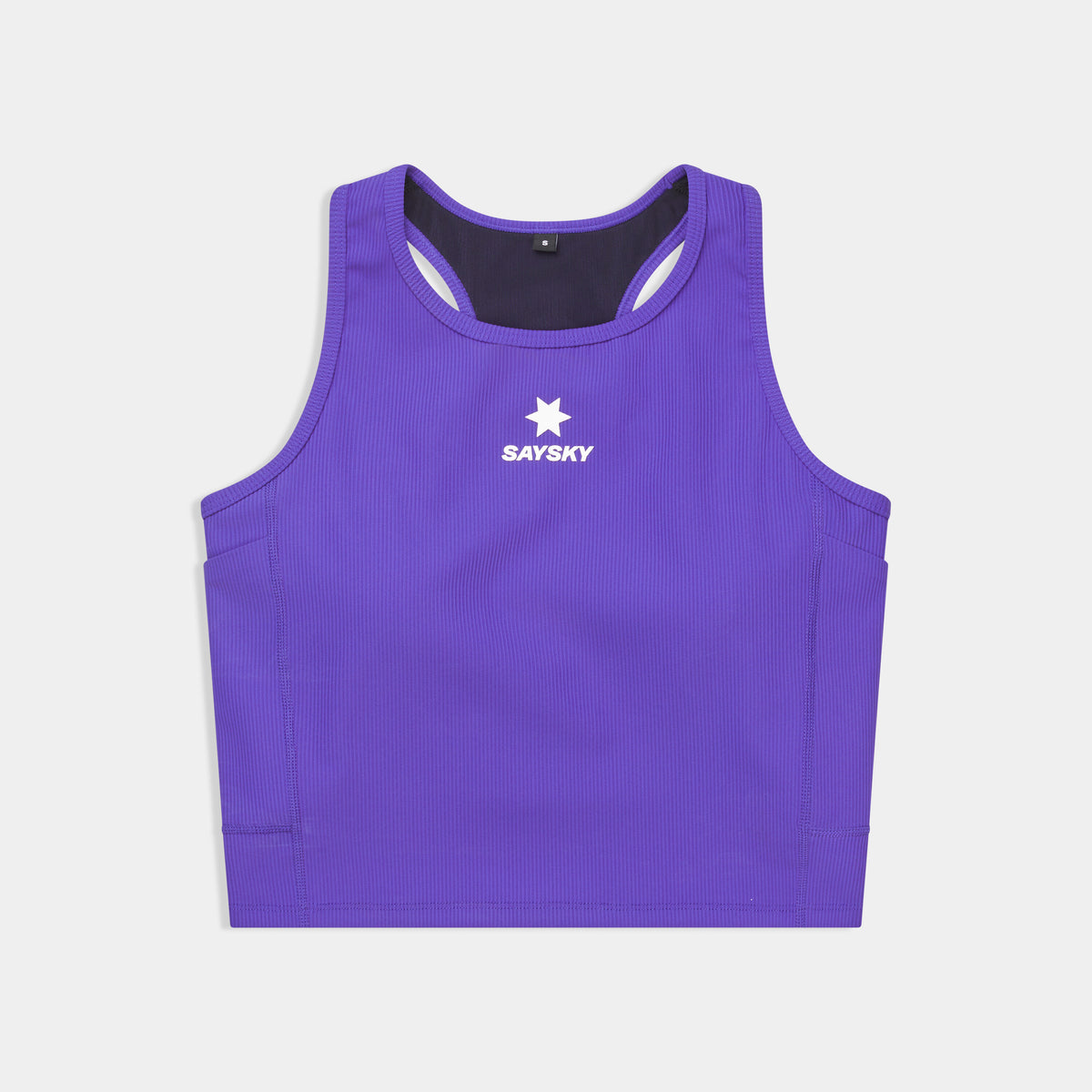 Saysky Combat Rib Crop Top Purple 715 SW30005