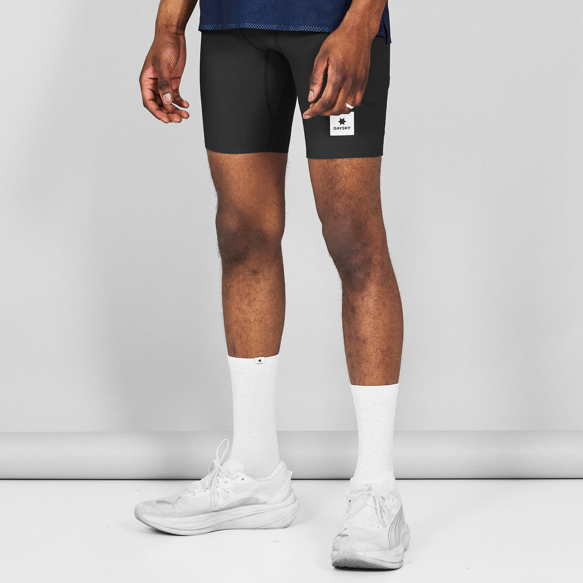 Saysky Combat+ Rib Short Tights 8'' Black 901 SM55002