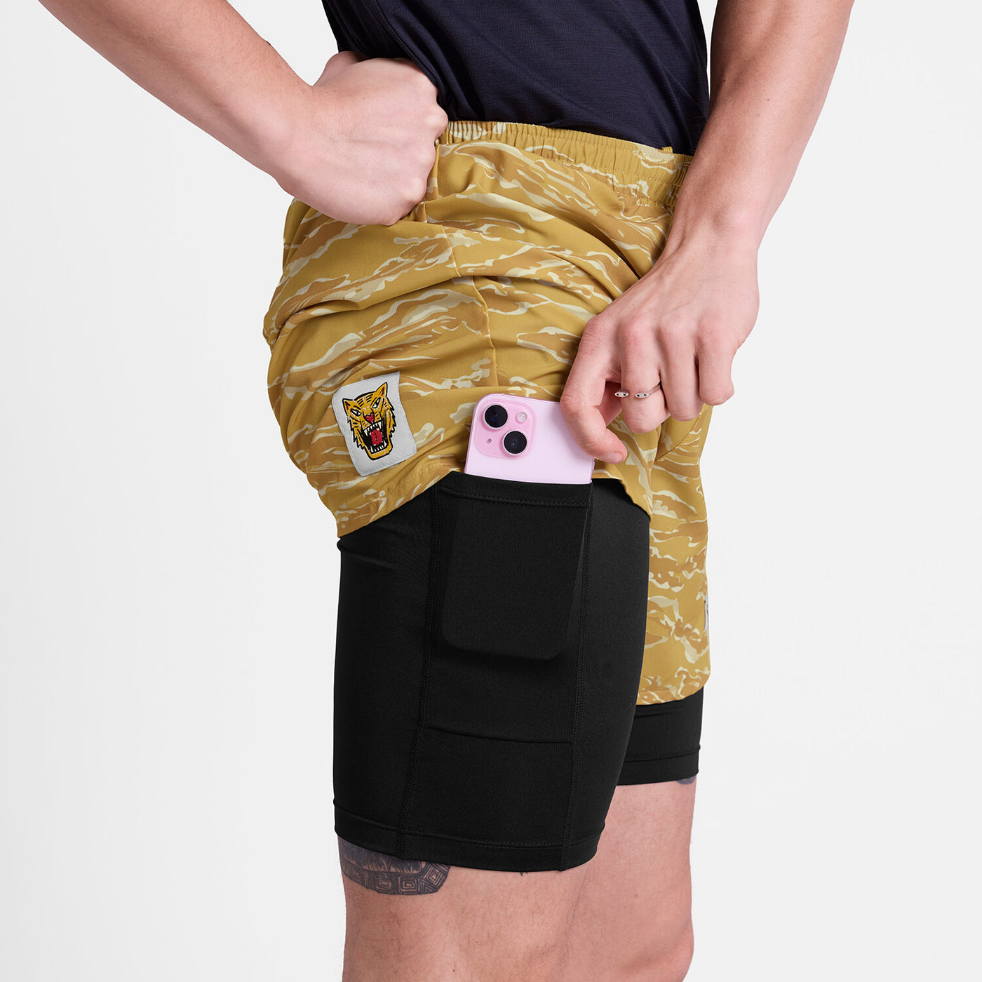 Saysky Tiger Pace 2 in 1 Shorts 5'' – Saysky.com