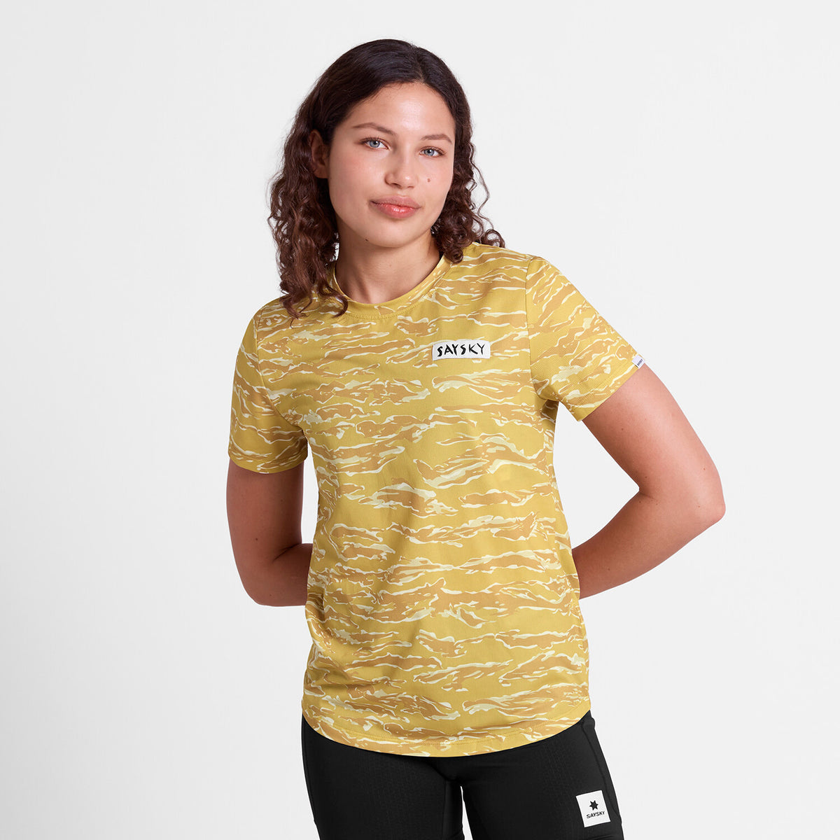 Saysky Tiger Combat T-Shirt Yellow Camo 1064 SW25006