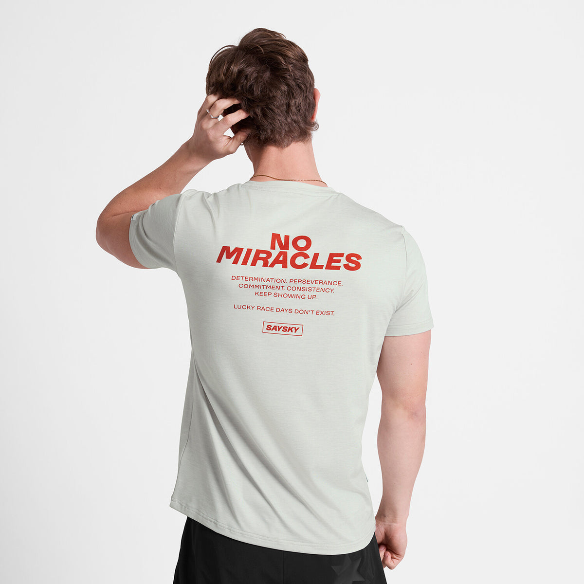 Saysky Statement Pace T-shirt Grey 6008 SM25021