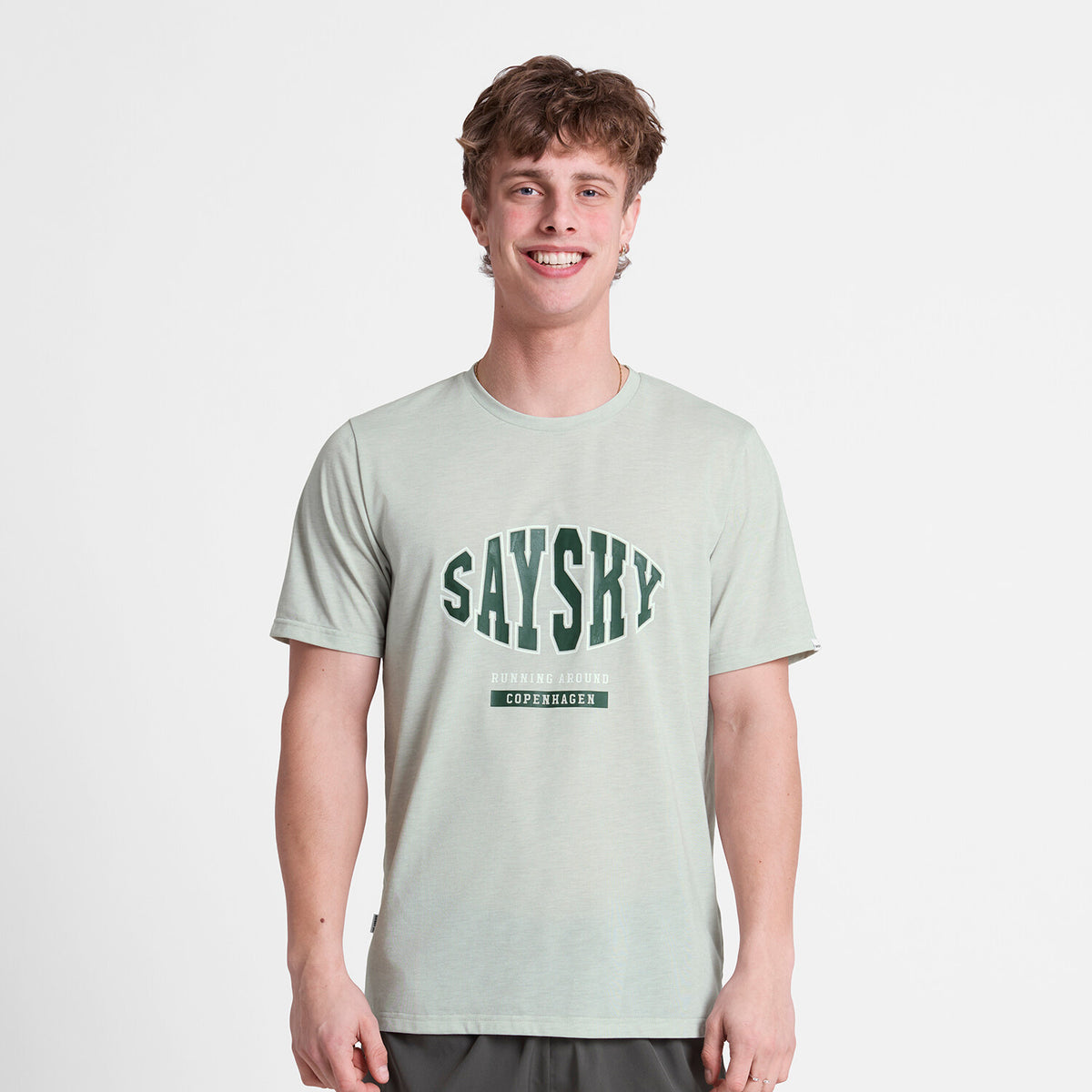 Saysky Statement Motion T-shirt Grey 6008 SM25025