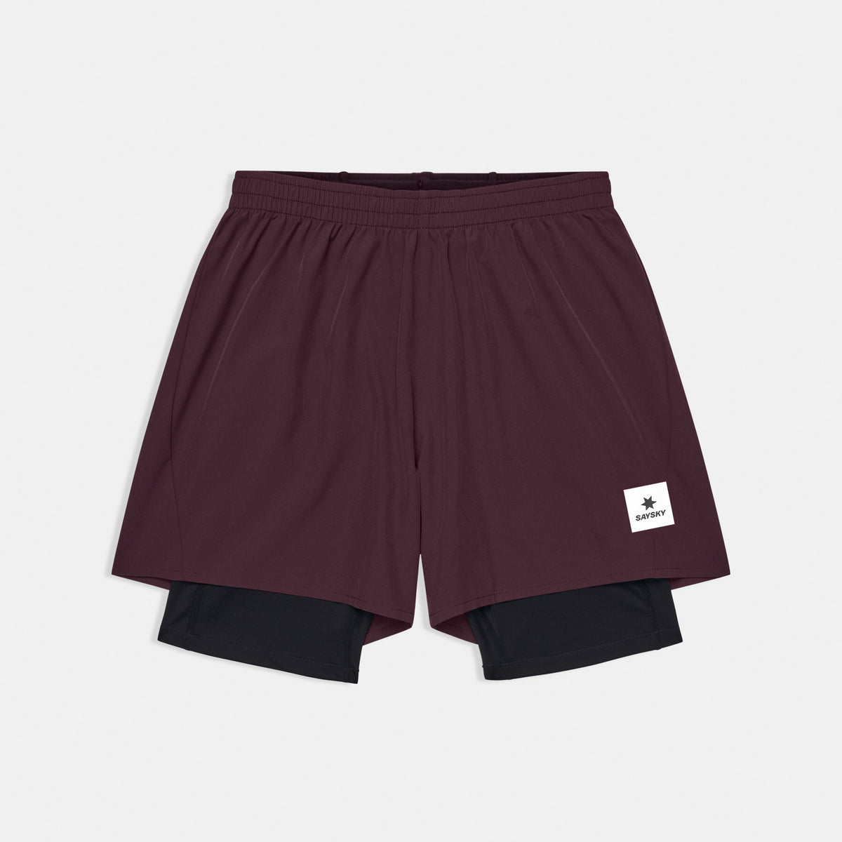 Saysky 2 in 1 Pace Shorts 5'' Burgundy 512 SM40002