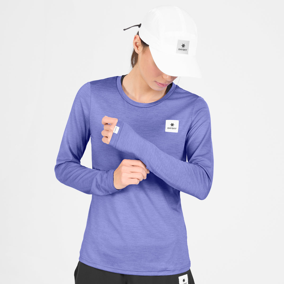 Saysky Clean Pace Long Sleeve Purple 7013 SW20003