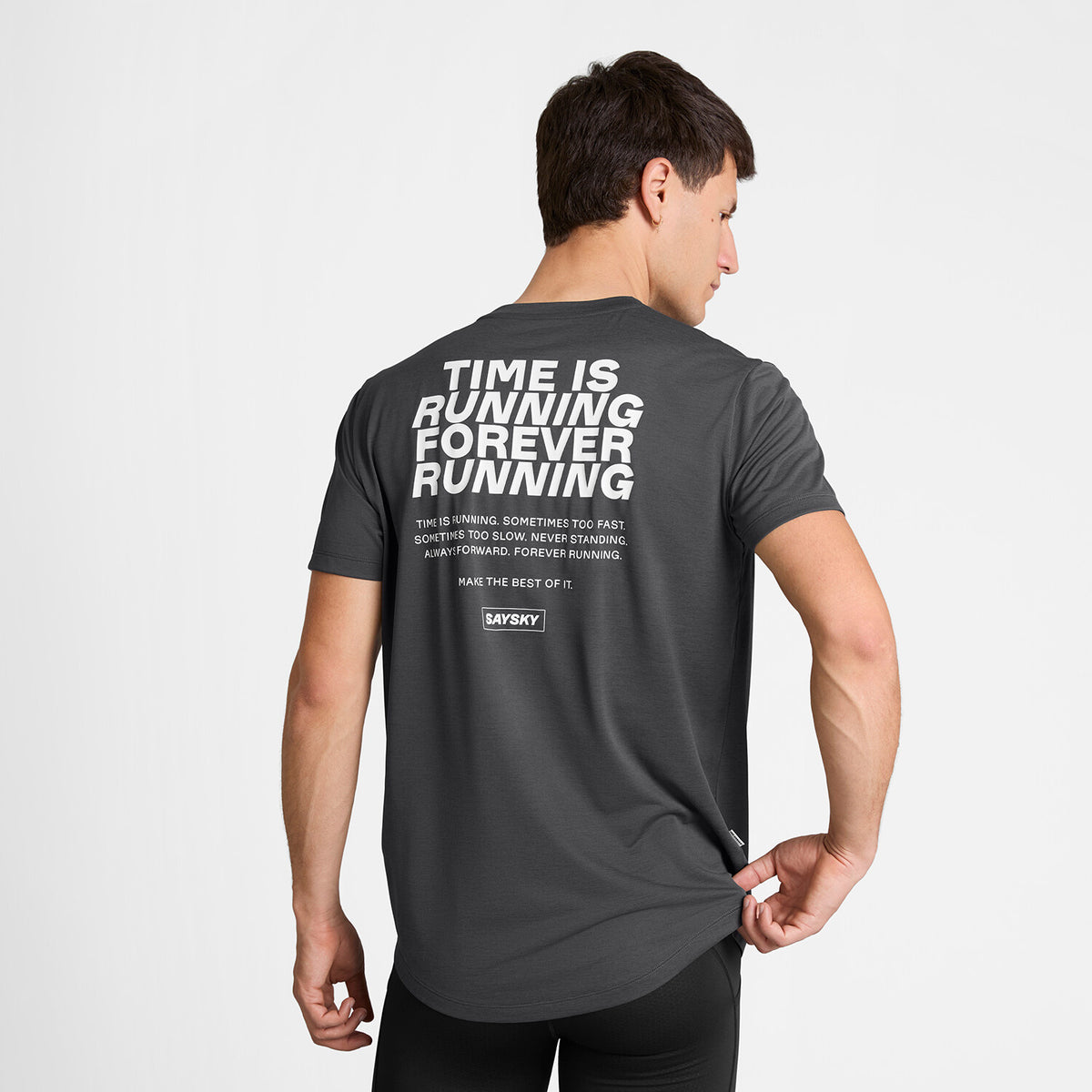 Saysky Statement Combat Pro T-Shirt Grey 6009 SM25039