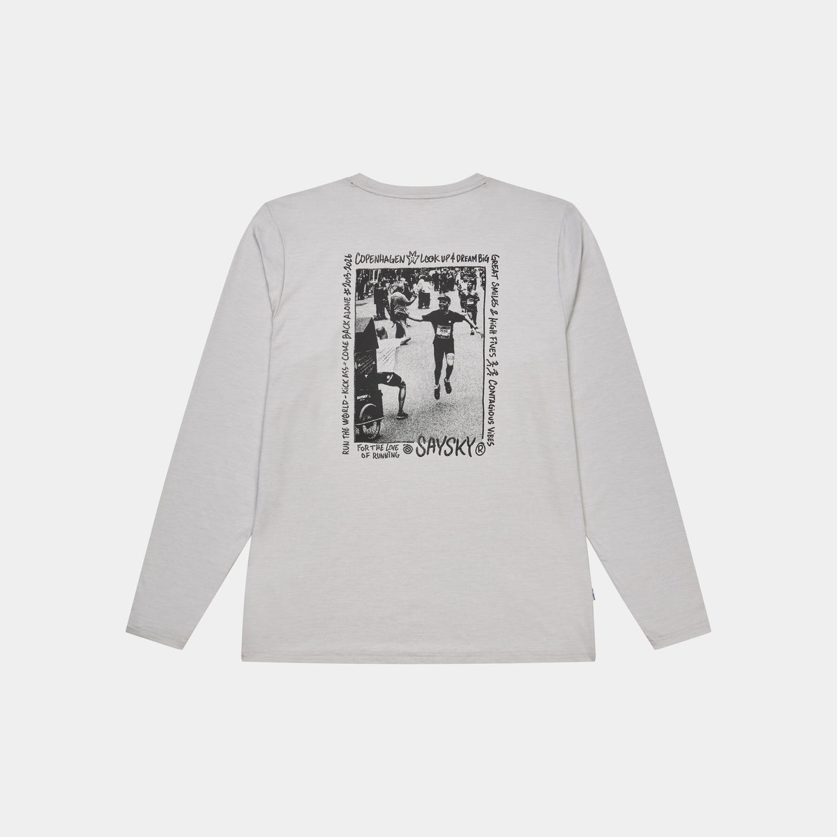 Saysky Statement Pace Long Sleeve Grey 6008 SM20012