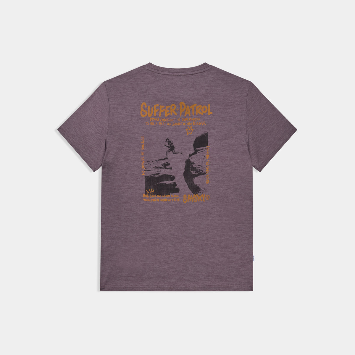 Saysky Statement Pace T-shirt Purple 7014 SM25038