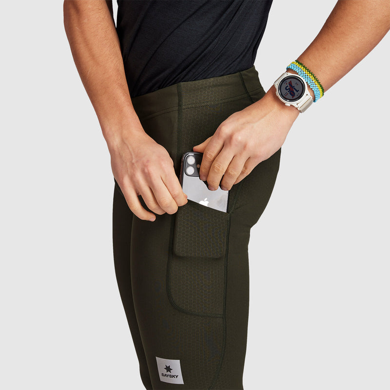 Saysky Combat+ Tights Green 301 XMRLT20C301