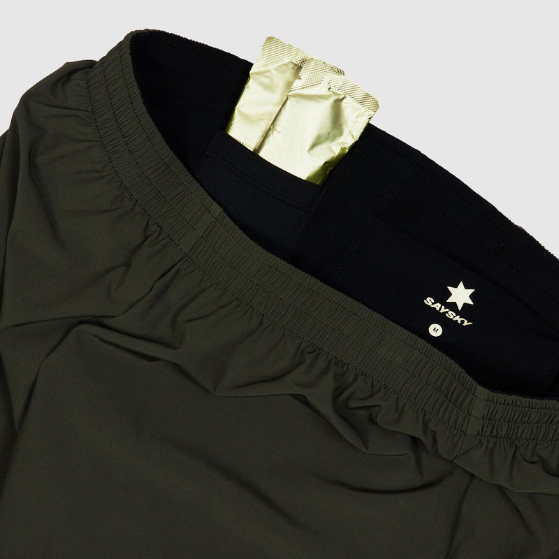 Saysky 2 in 1 Pace Shorts 5'' Green 301 XMRSH20C301