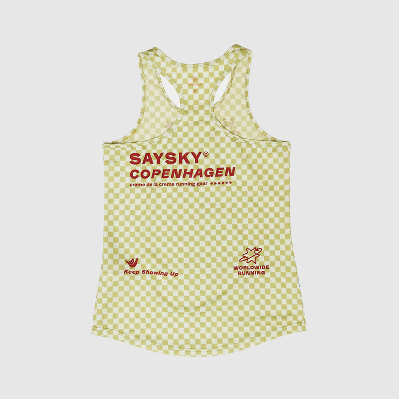 SAYSKY Checker Combat Singlet SINGLETS 1034 - GREEN AOP