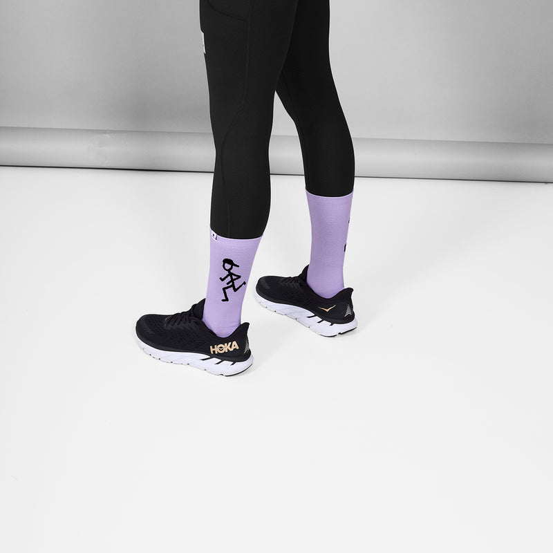 SAYSKY High Graphic Combat Socks 100 SOCKS 710 - PURPLE