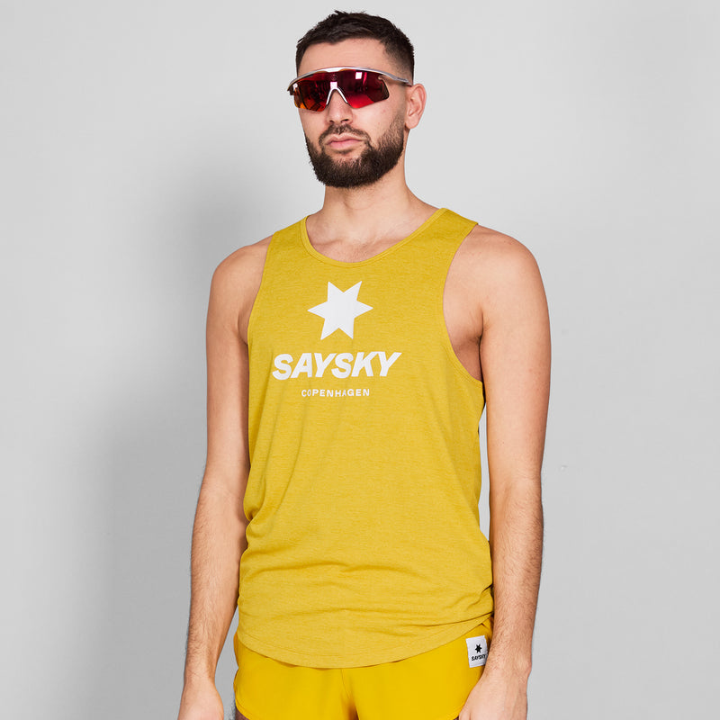 SAYSKY Logo Combat Pro Singlet SINGLETS 4007 - YELLOW