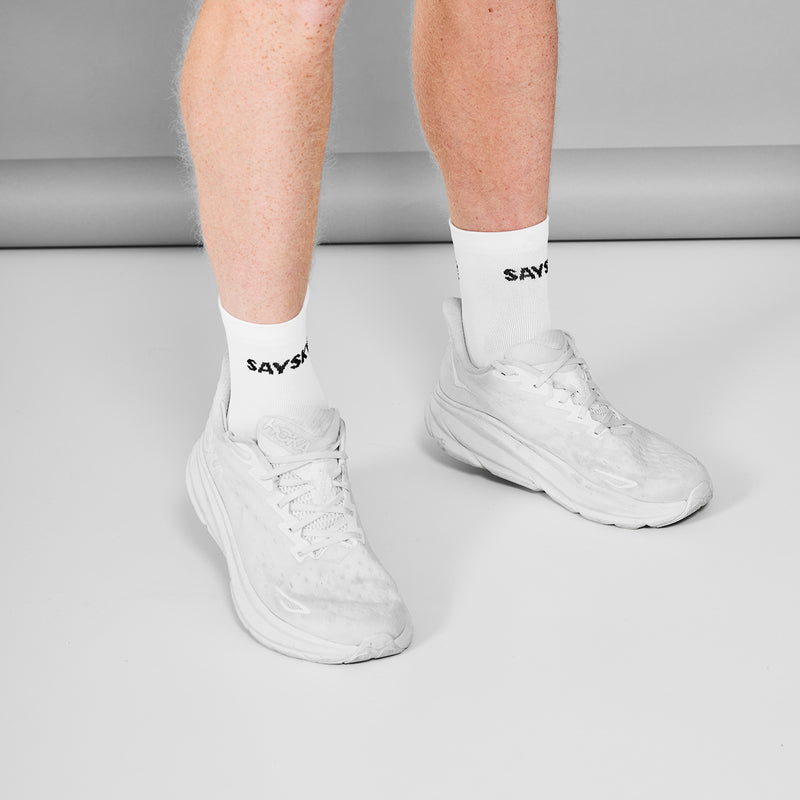 SAYSKY Logo Combat Socks 400 SOCKS 101 - WHITE