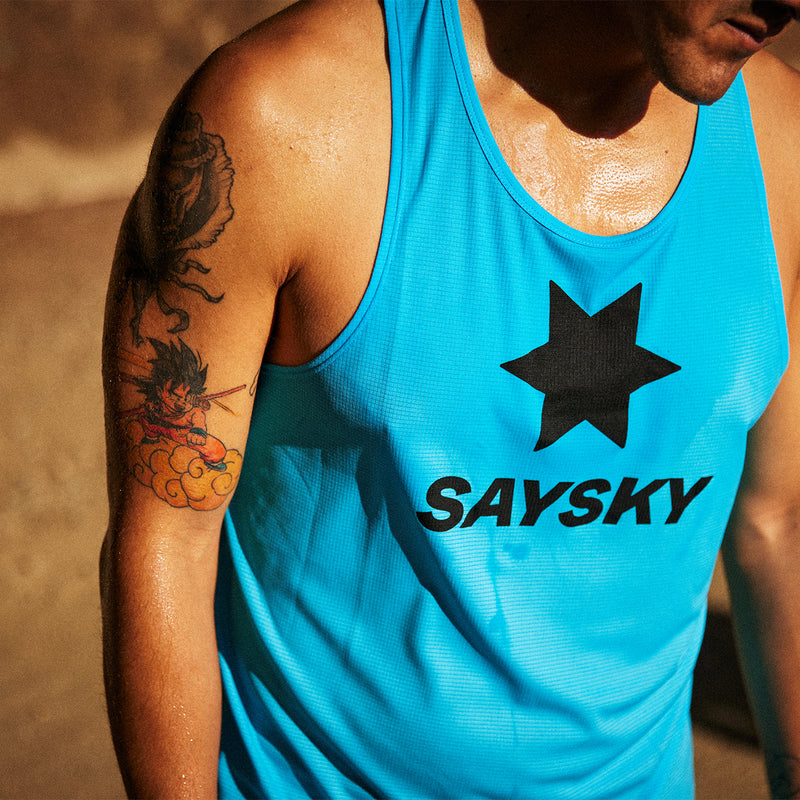 SAYSKY Logo Flow Singlet SINGLETS 205 - BLUE