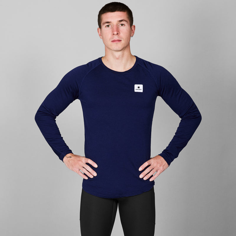 SAYSKY Merino 165 Base Layer Long Sleeve LONG SLEEVES 201 - BLUE