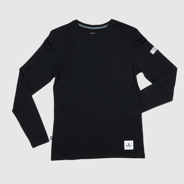 SAYSKY Merino Base 165 Long Sleeve LONG SLEEVES 901 - BLACK