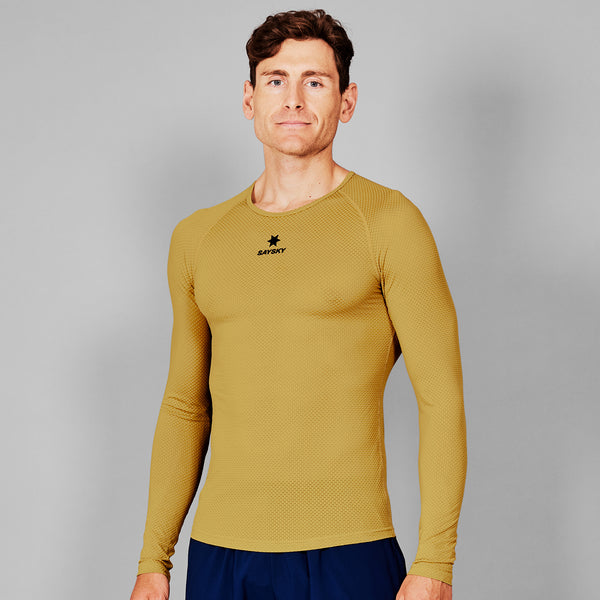 SAYSKY Mesh Base Layer Long Sleeve LONG SLEEVES 409 - YELLOW