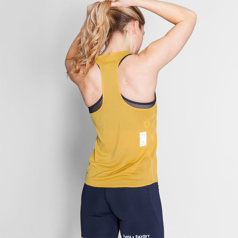 SAYSKY PUMA X SAYSKY SINGLET SINGLETS 402 - YELLOW