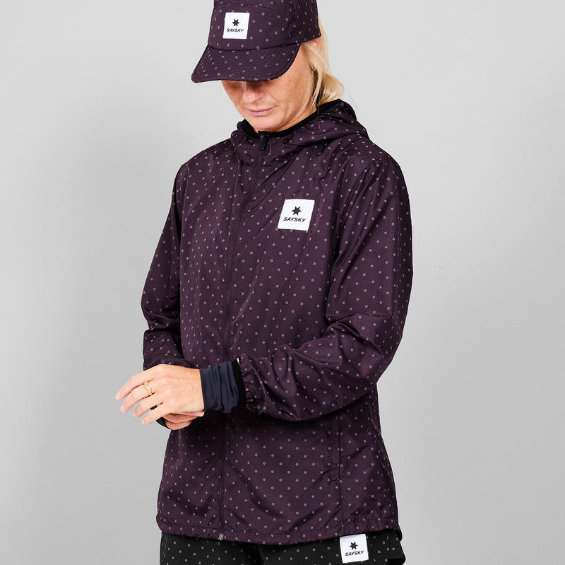 SAYSKY Reflective Polka Blaze Jacket JACKETS/VESTS 1022 - PURPLE