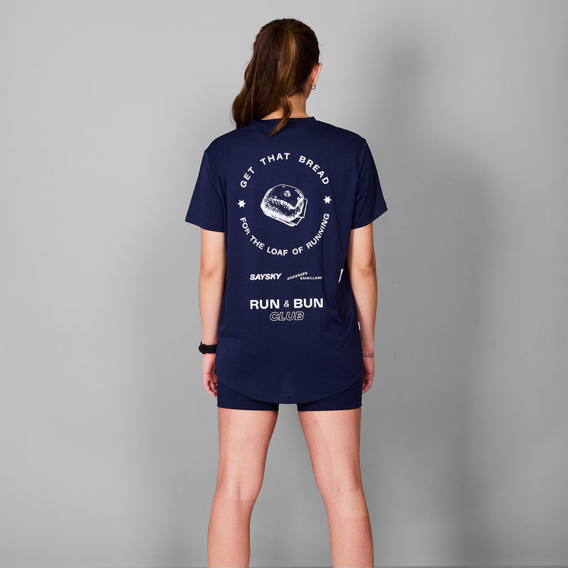 SAYSKY Run & Bun Club Combat T-Shirt T-SHIRTS 201 - BLUE