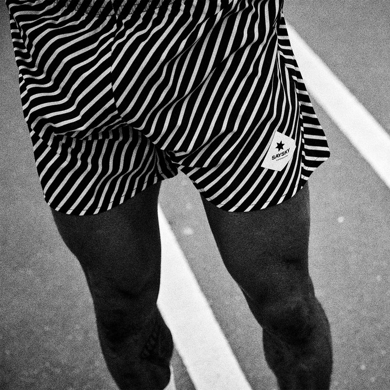 SAYSKY Stripe Pace Shorts 5" SHORTS 003 - STRIPE