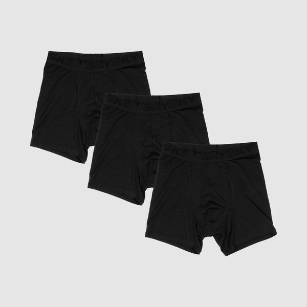SAYSKY 3-Pack Merino Base 180 Boxer Shorts UNDERWEAR BLACK