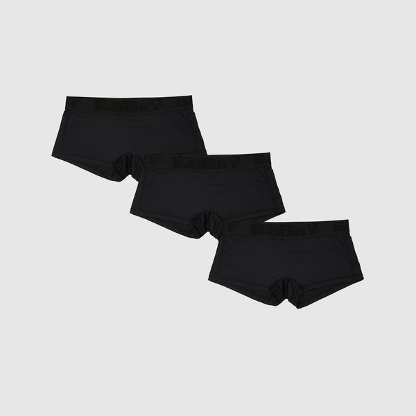 SAYSKY 3-Pack Combat Hot Pants UNDERWEAR BLACK